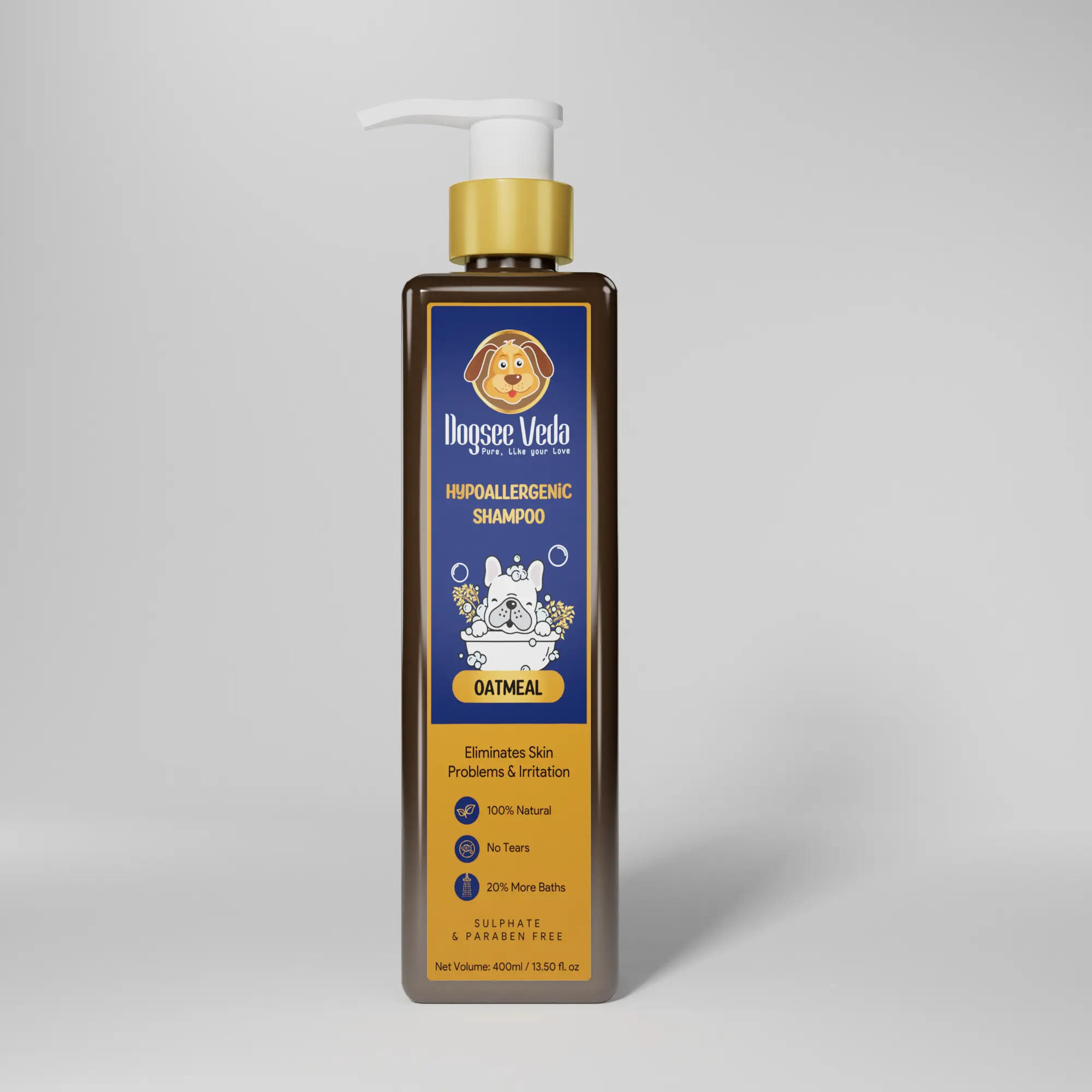 Dogsee Veda Oatmeal Hypoallergenic Dog Shampoo