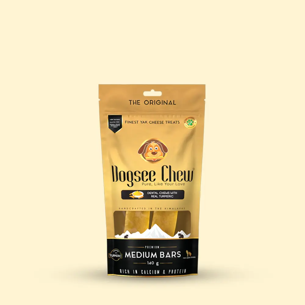 Long-Lasting Turmeric Dental Chews for Medium Dogs