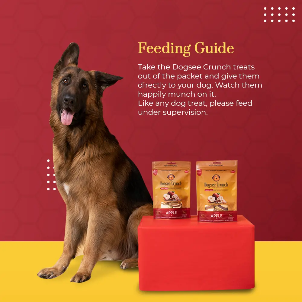 Feeding Guide - Freeze-Dried Apple Dog Treats