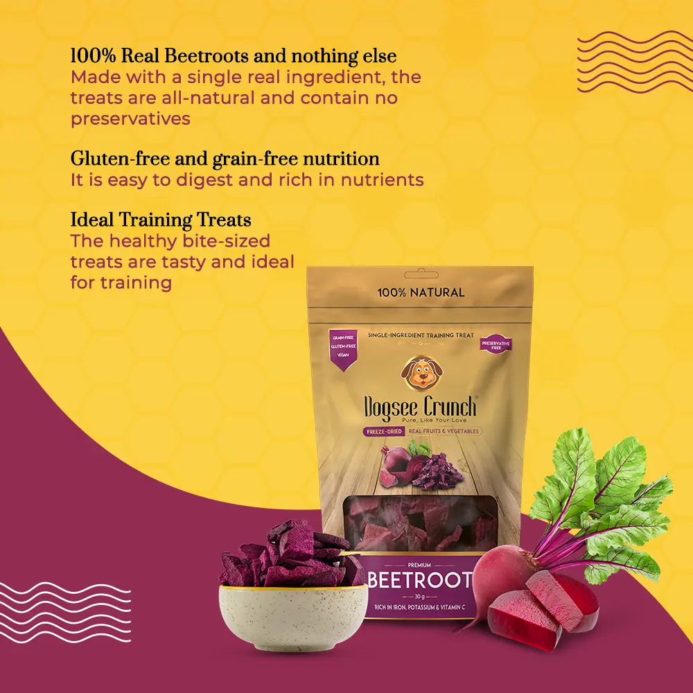 Nutritional Guide - Freeze-Dried Beet Dog Treats