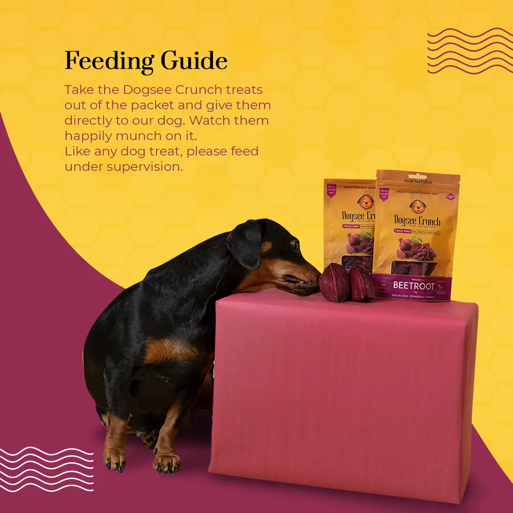 Feeding Guide - Freeze-Dried Beet Dog Treats