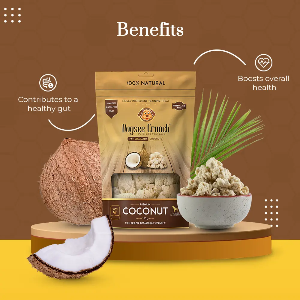 Benefits - Fat-Separated Coconut Dog Treats