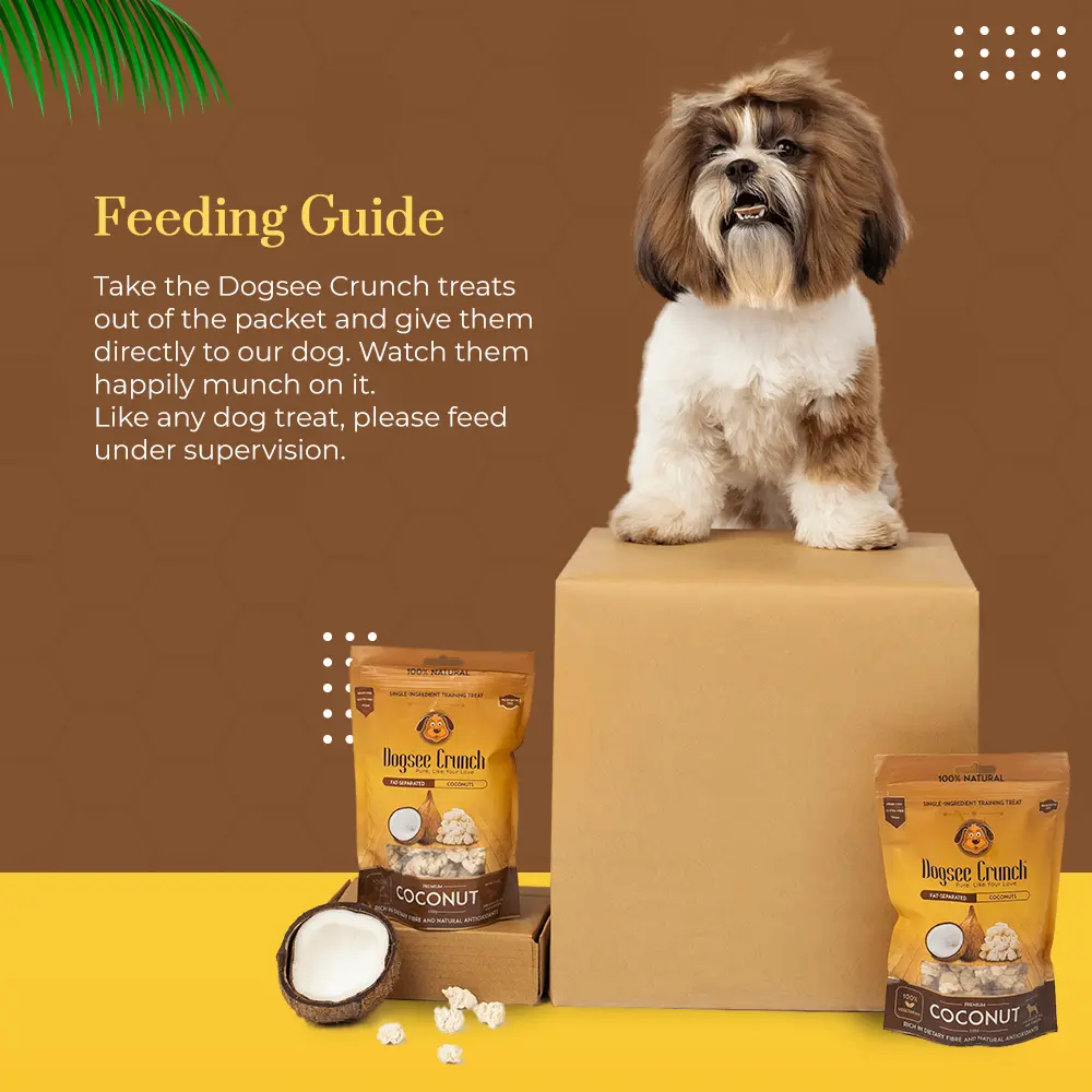 Feeding Guide - Fat-Separated Coconut Dog Treats