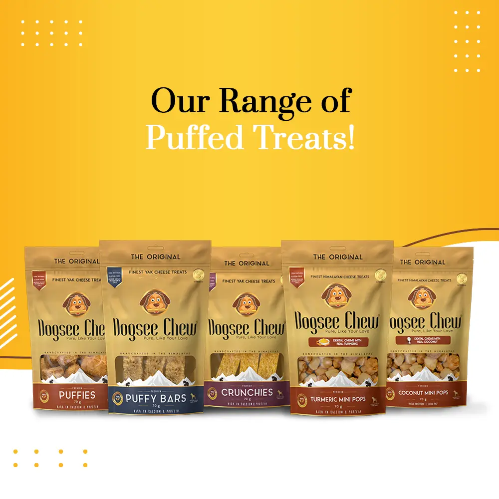 Packs of Puffed Training Treats