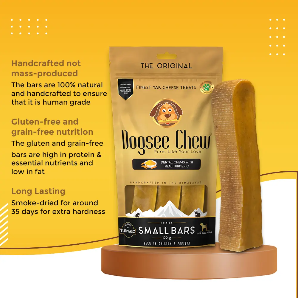 Nutritional Guide - Turmeric Long Lasting Dental Chews for Small Dogs