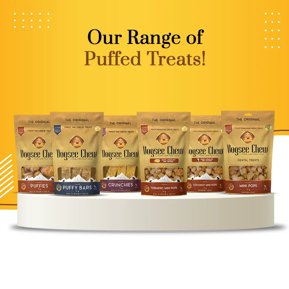 Packs of Puffed Training Treats