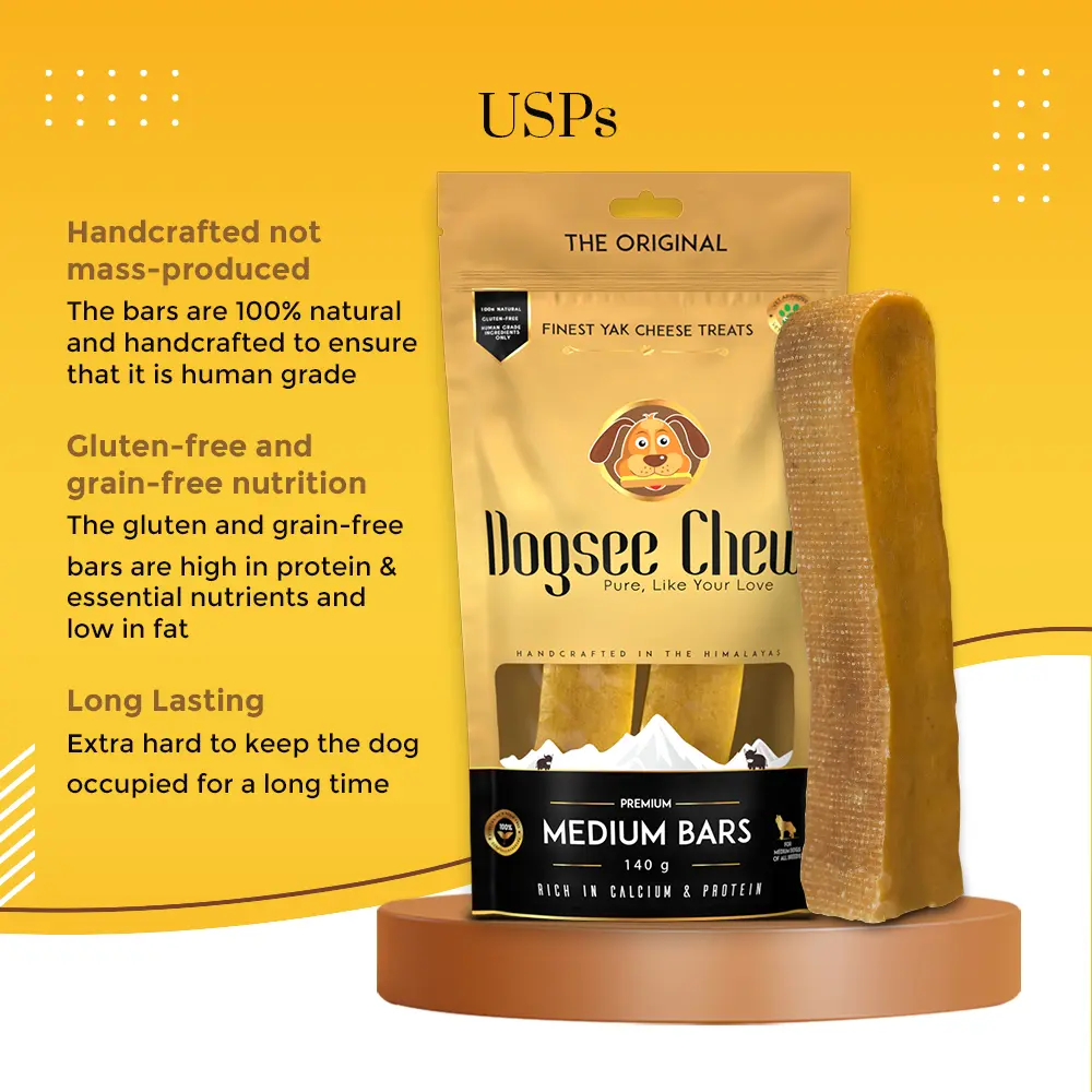 USPs - Long Lasting Dental Chews for Medium Dogs