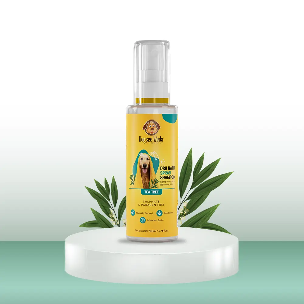 Dogsee Veda Dry Bath Spray Shampoo