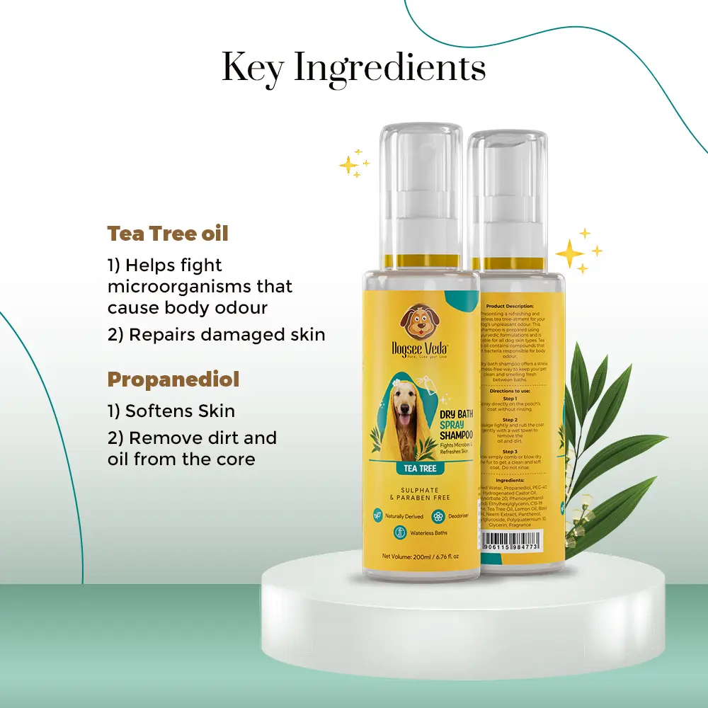Key Ingredients - Dry Bath Spray Shampoo