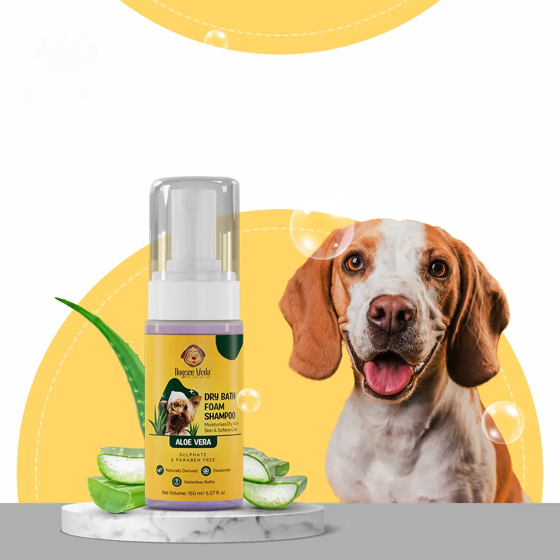 Dry Bath Foam Shampoo