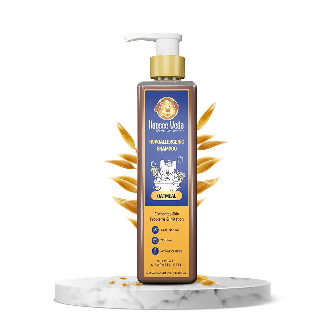 Dogsee Veda Oatmeal: Hypoallergenic Dog Shampoo