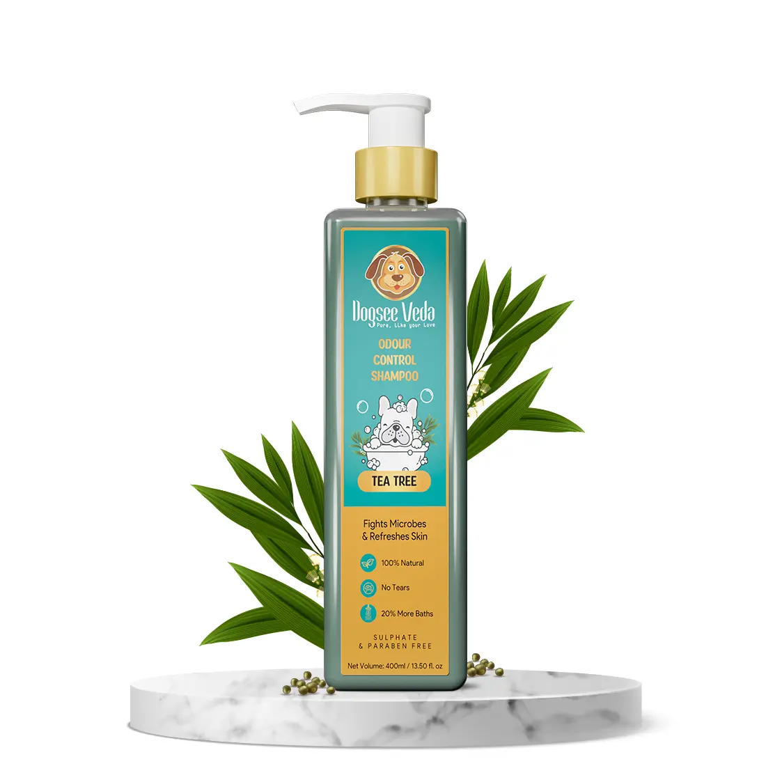 Dogsee Veda Tea Tree: Odour Control Dog Shampoo