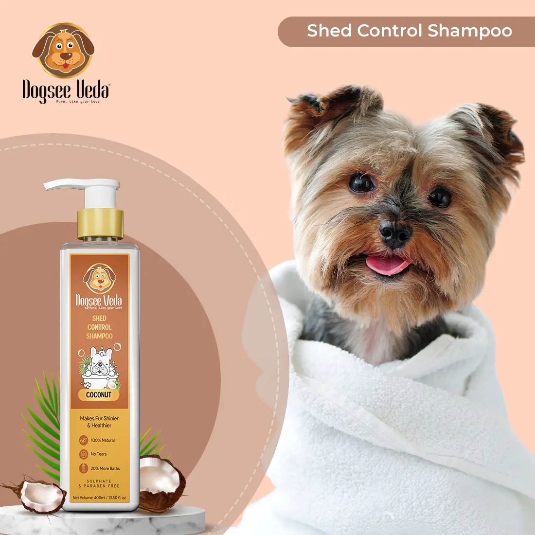 Shed Control Dog Shampoo