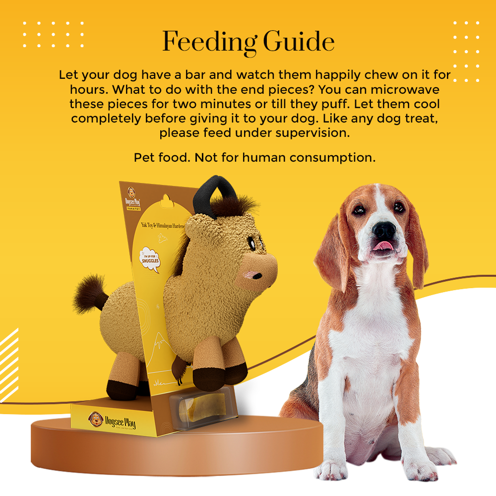 Feeding Guide - Dogsee Yakatoy Yellow