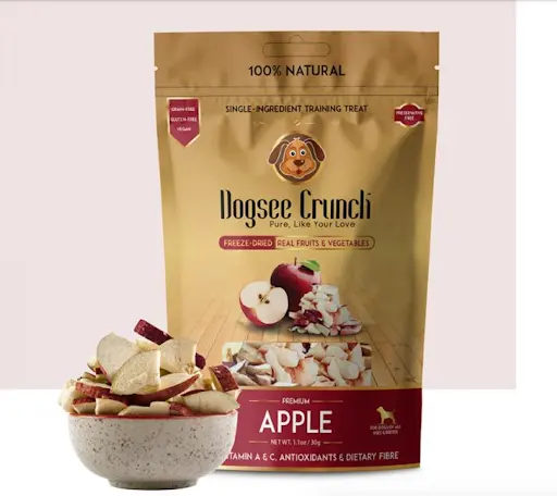 Freeze-Dried Apple Dog Treats