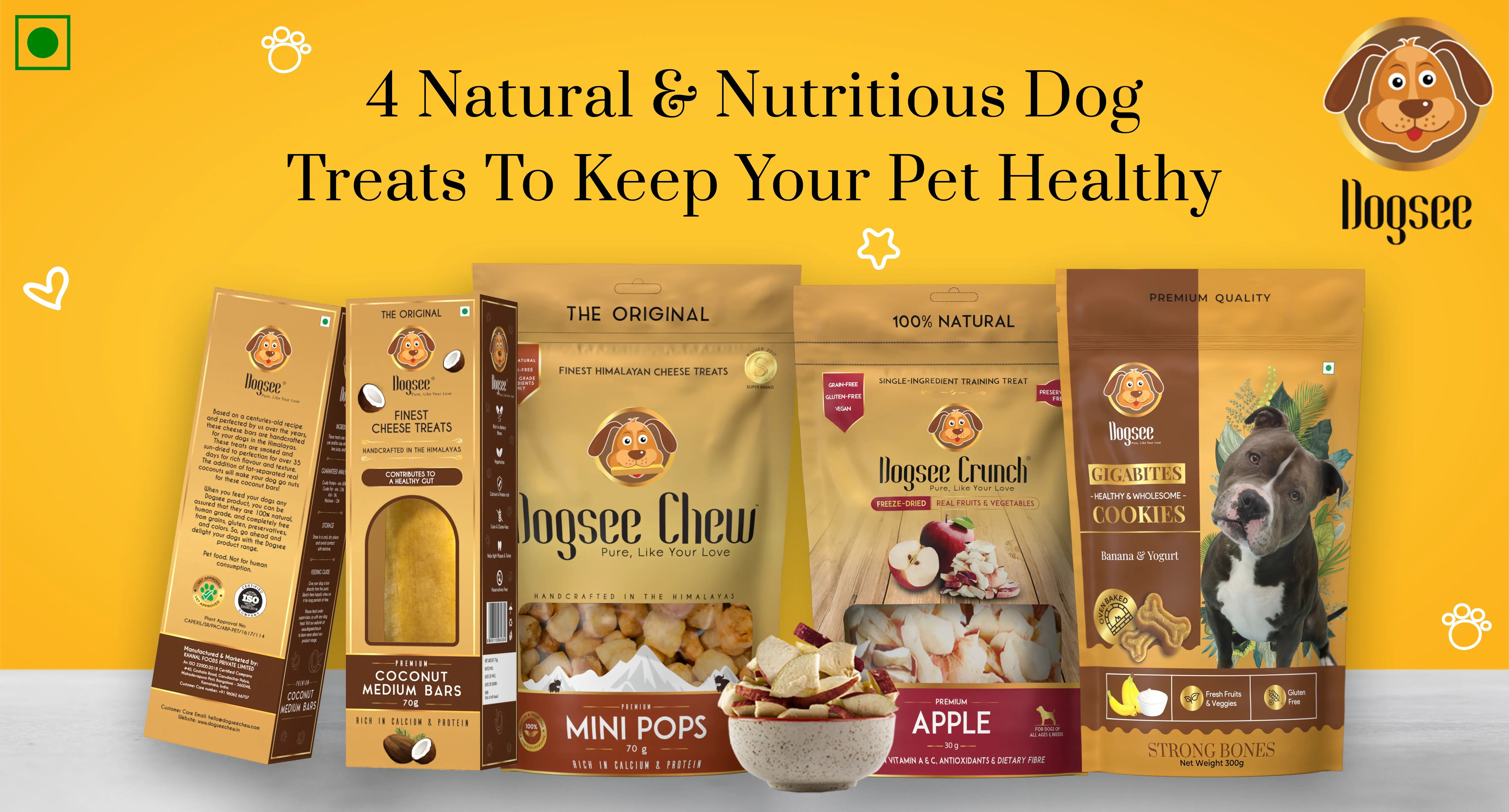Natural & Nutritious Dog Treats