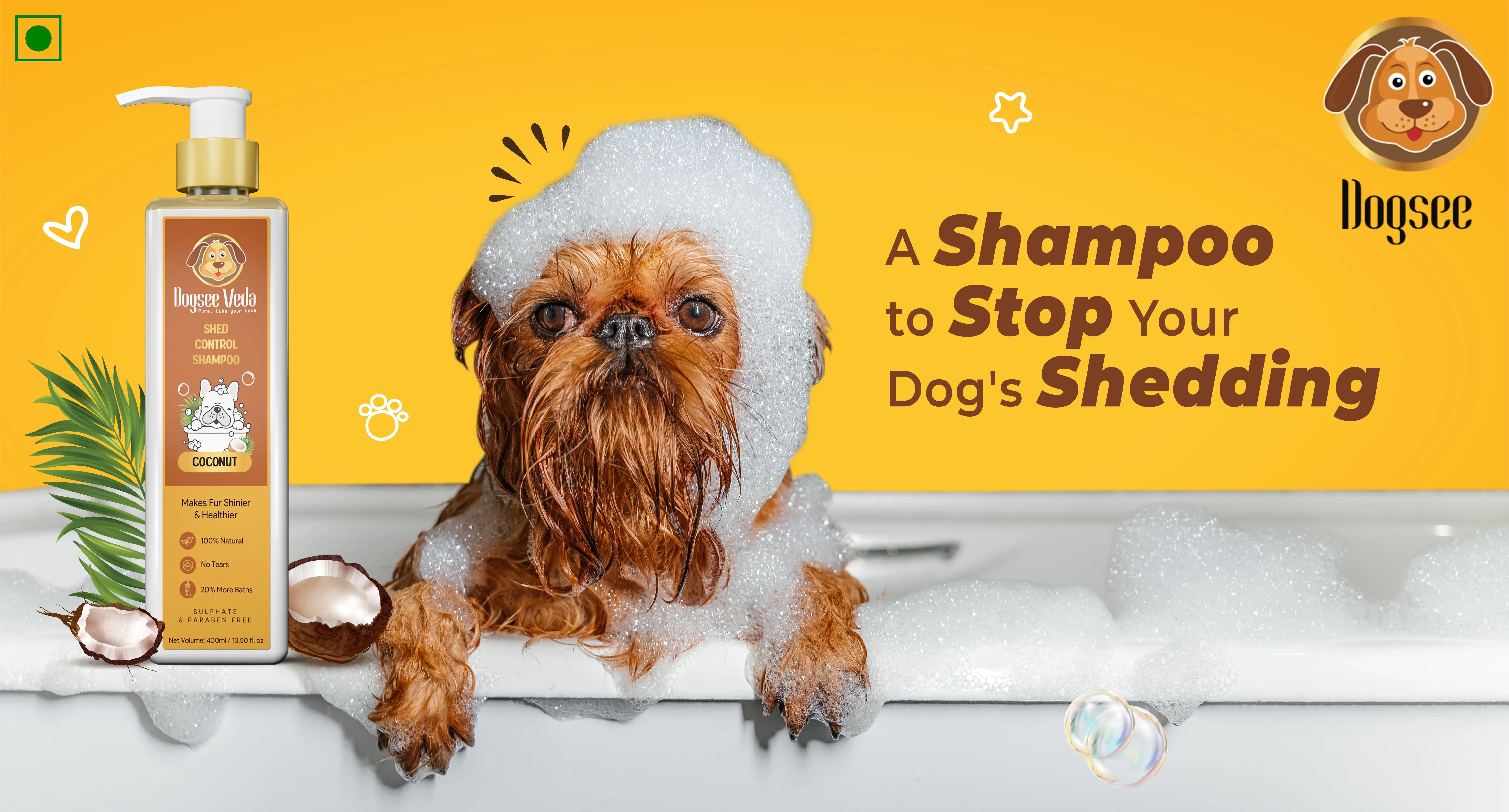 A Shampoo to Stop Your Dog's Shedding