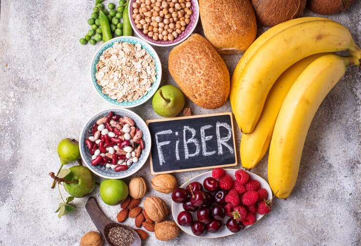 products rich fiber healthy diet food