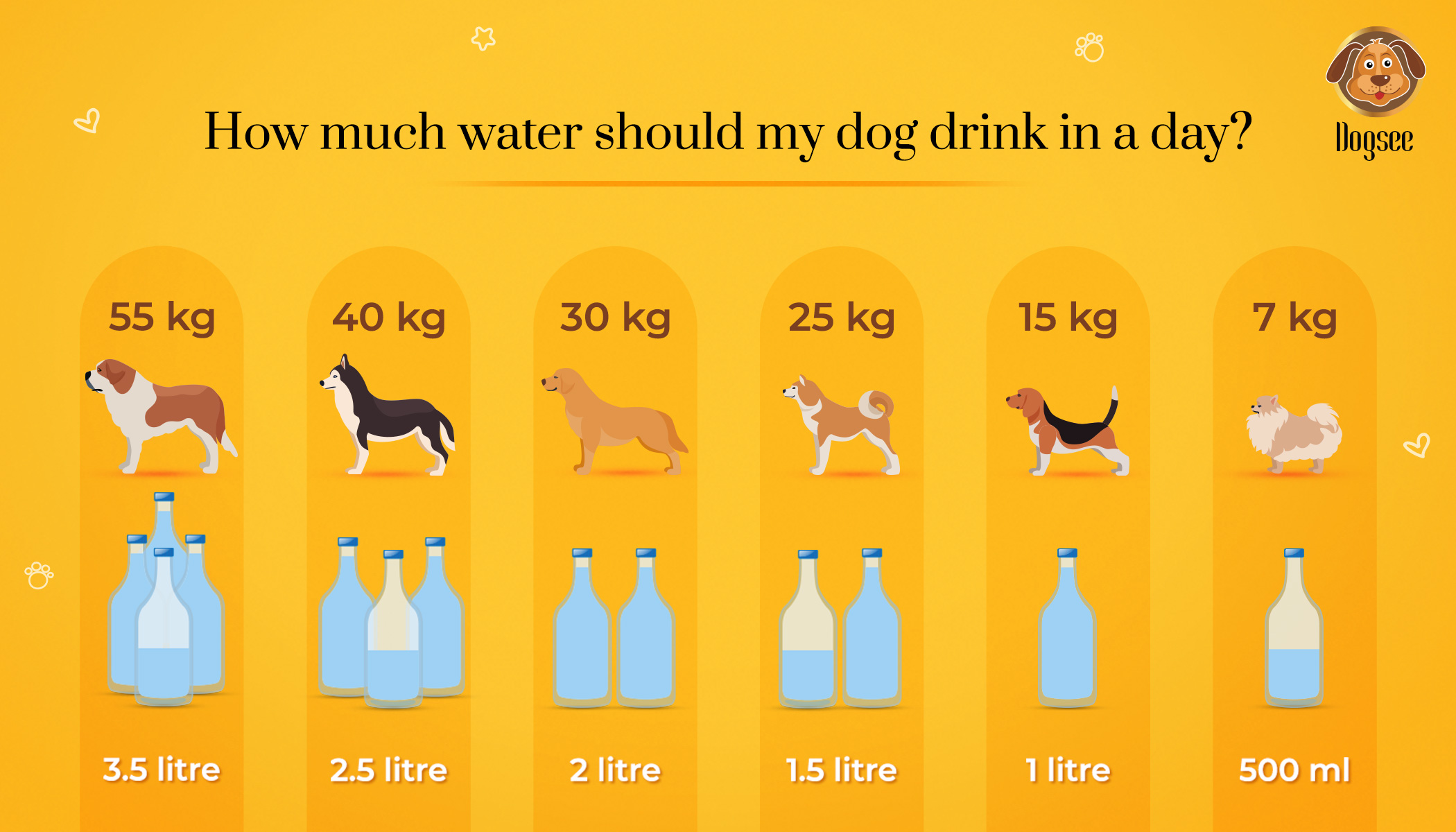 Daily hydration based on weight