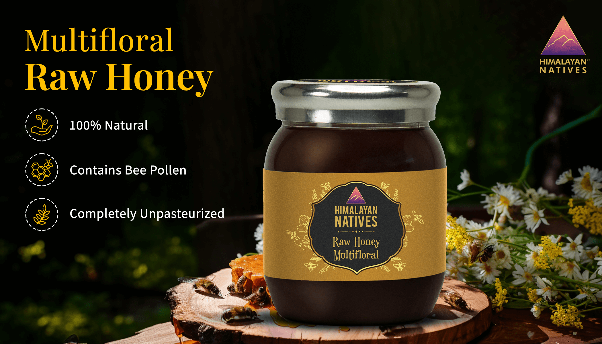 multifloral raw honey