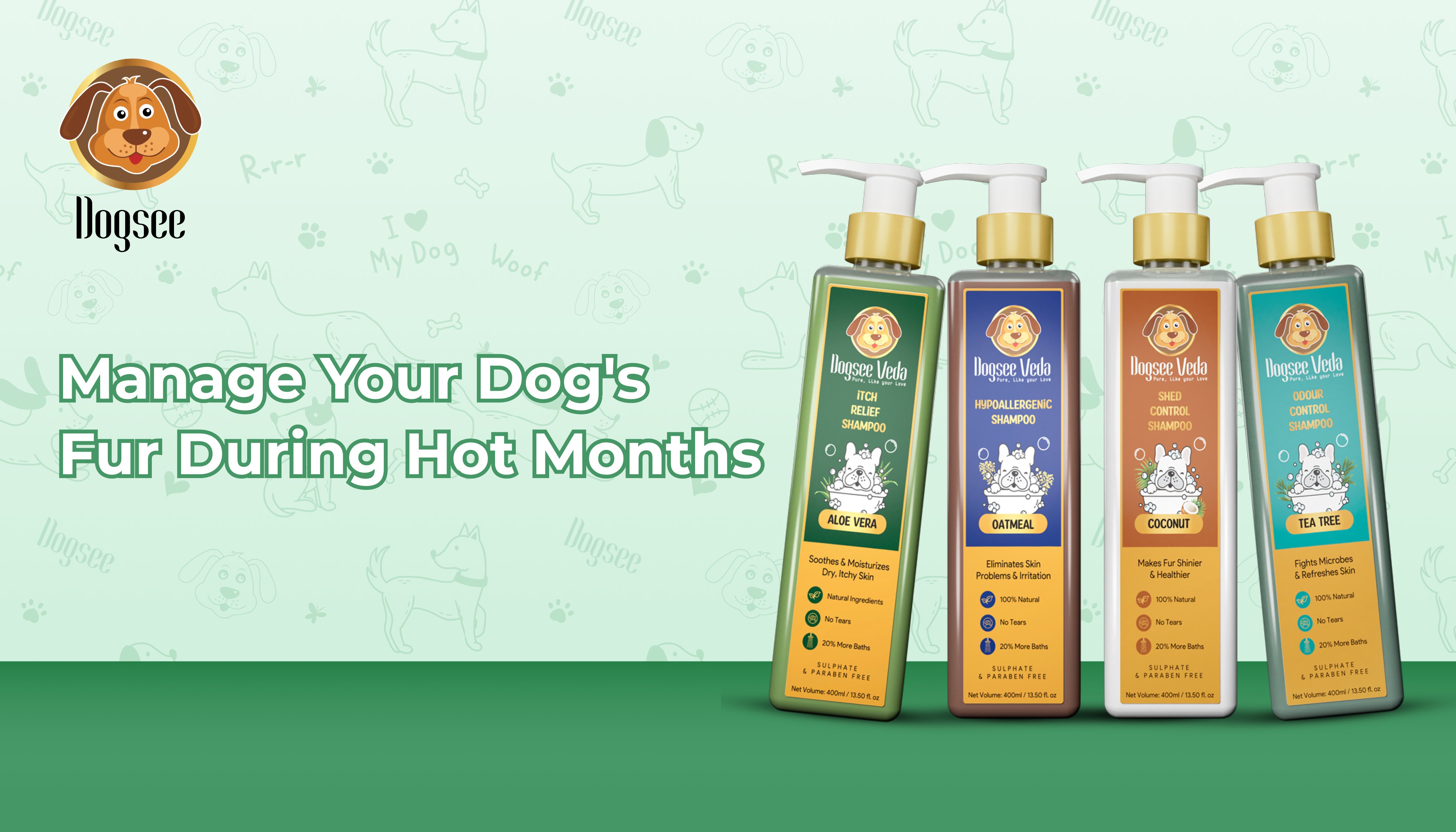 Manage Your Dog's Fur During Hot Months