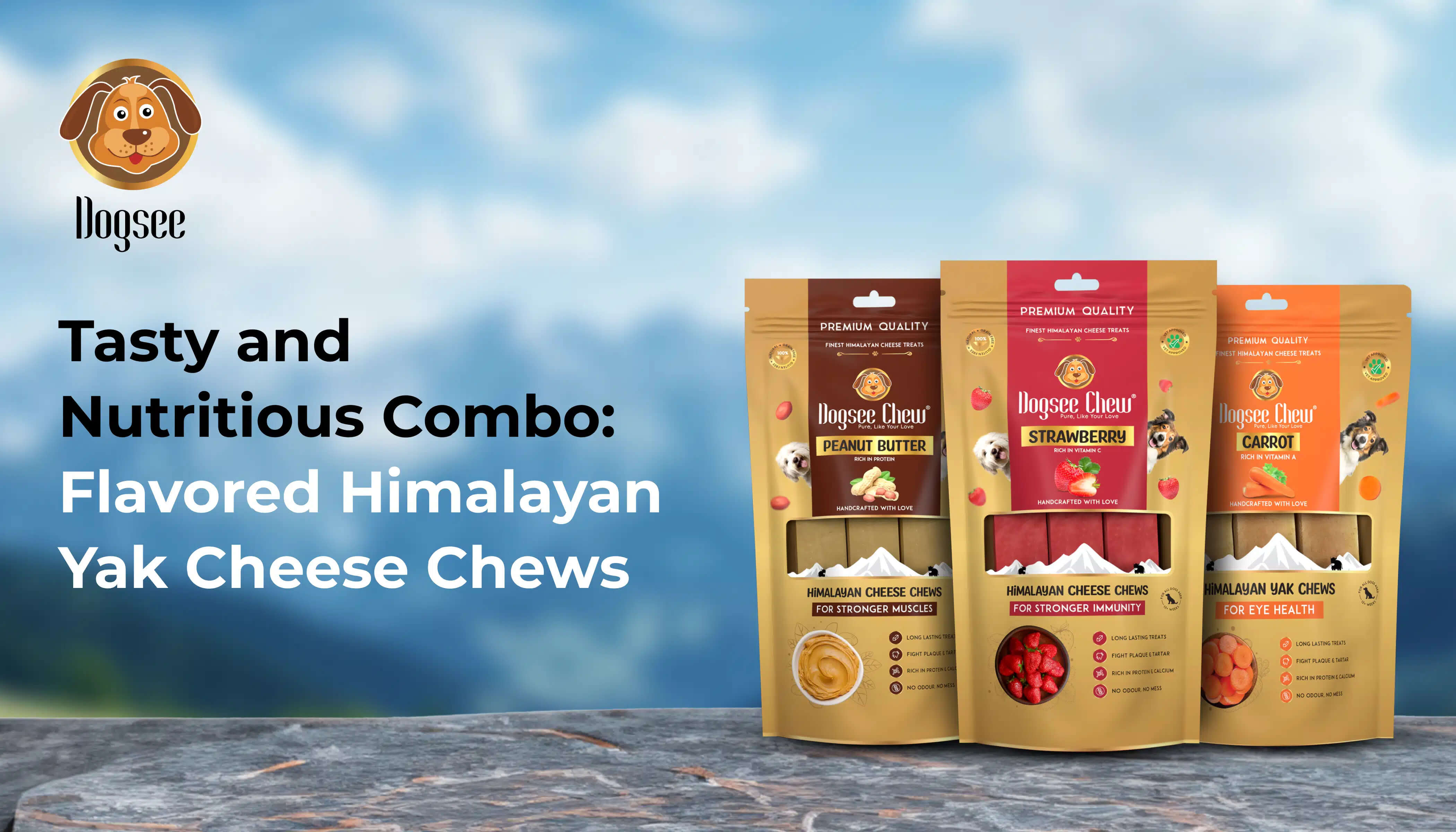 Flavored Himalayan Yak Cheese Chews